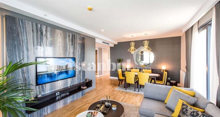 11 interior blue lake apartments for sale in istanbul kucukcekmece real photo living room