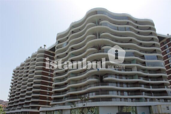 5 exterior blue lake apartments for sale in istanbul kucukcekmece real photo