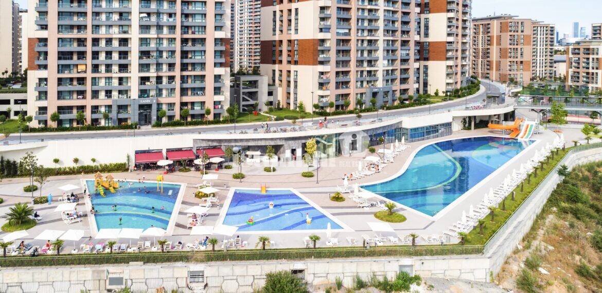 5. Levent property for sale in istanbul turkey real estate turkish citizenship swimming pool real photos