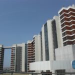 exterior blue lake apartments for sale in istanbul kucukcekmece real photo