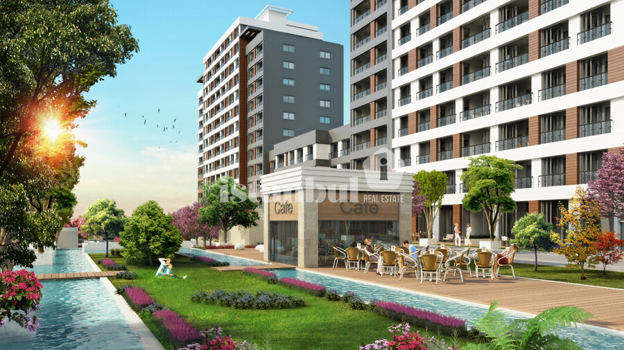 Tual Bahcekent residential flats property for sale in a new town in Bahcesehir basaksehir istanbul turkey property and citizenship