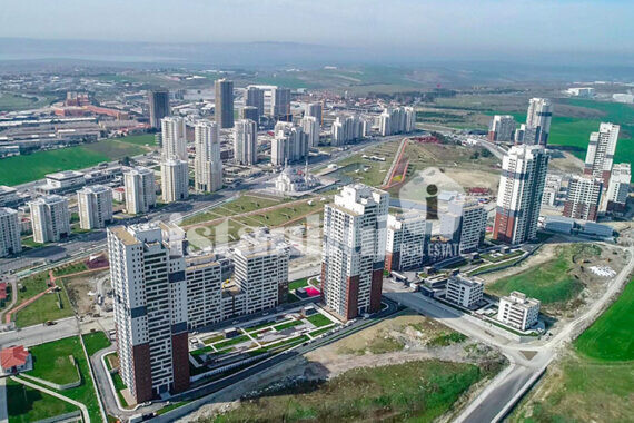 real photos Tual Bahcekent residential houses property for sale in a new town in Bahcesehir basaksehir istanbul turkey property and citizenship