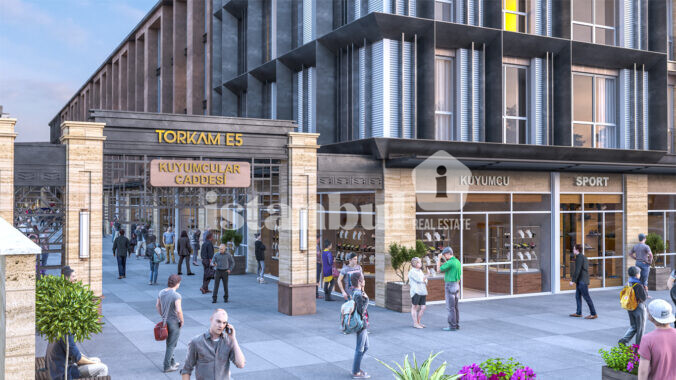 torkam e5 offices property for sale in sefakoy kucukcekmece istanbul turkey real estate citizenship next to metrobus E5 highway