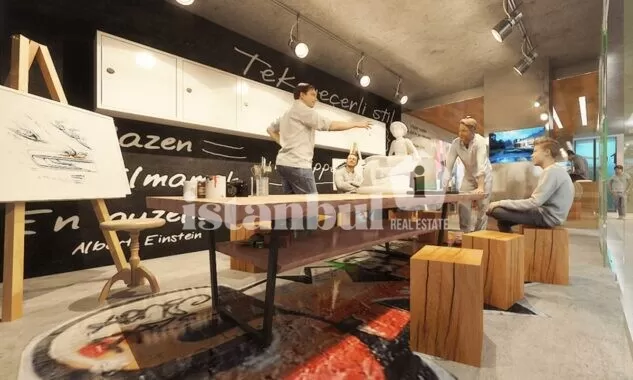 DKY ON Kağıthane social facilities restaurants Residences and offices for sale in Kağıthane, Istanbul turkey real estate for sale and citizenship