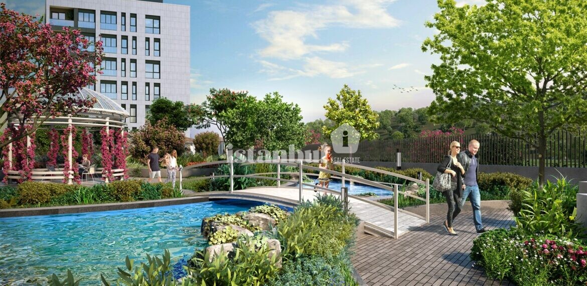 Kordon Istanbul apartments residential real estate for sale in Kagithane istanbul turkey property and citizenship social facilities park
