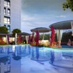 Kordon Istanbul residential flats for sale in Kagithane istanbul turkey property and citizenship social facilities park water pond