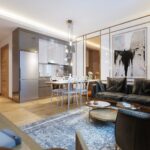 Resim Modern residential apartments property for sale in Kâğıthane, Istanbul turkey real estate for sale and citizenship bedroom 2+1 flat