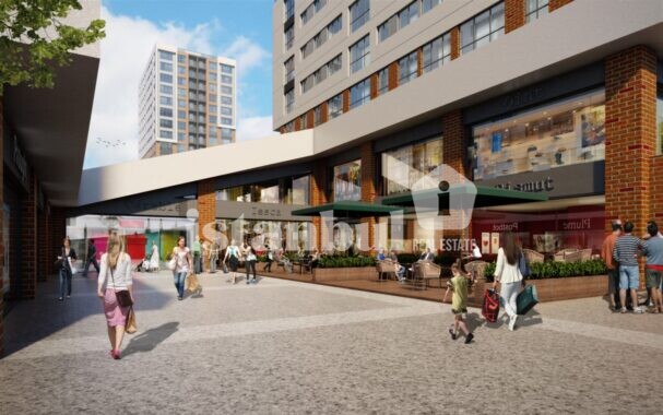 TEM Avrasya Konutları shopping street stores residences property for sale in Gaziosmanpaşa the heart of Istanbul Turkey real estate and citizenship