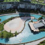 Tema Istanbul social facilities water pond property for sale in Kucukcekmece Istanbul Turkey real estate and citizenship
