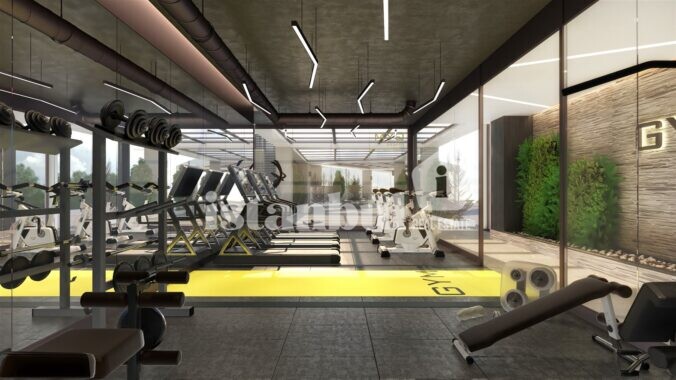 Seba Flats apartment real estate for sale in Kâğıthane Istanbul turkey real estate for sale and citizenship gym