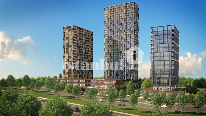 Toya Next Modern luxurious apartments for sale in Basin Express Istanbul new business center in turkey real estate and citizenship