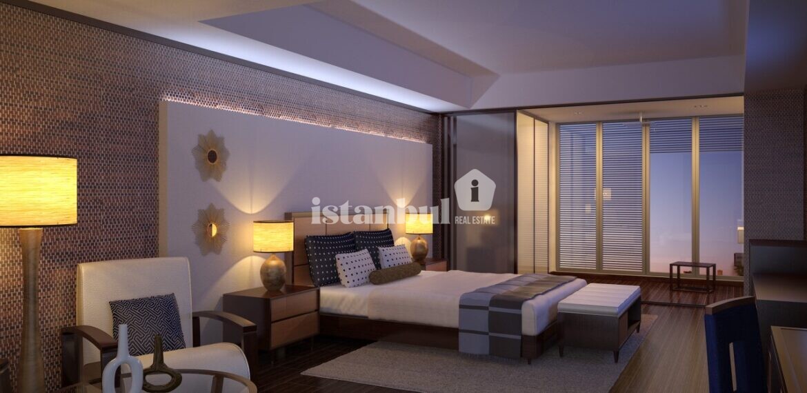 Toya Next guest room facility luxurious apartments with balconies for sale in Basin Express Istanbul new business center in turkey real estate and citizenship