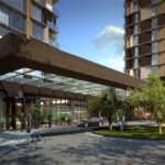 Toya Next lobby facility Modern luxurious apartments with balconies for sale in Basin Express Istanbul new business center in turkey real estate and citizenship