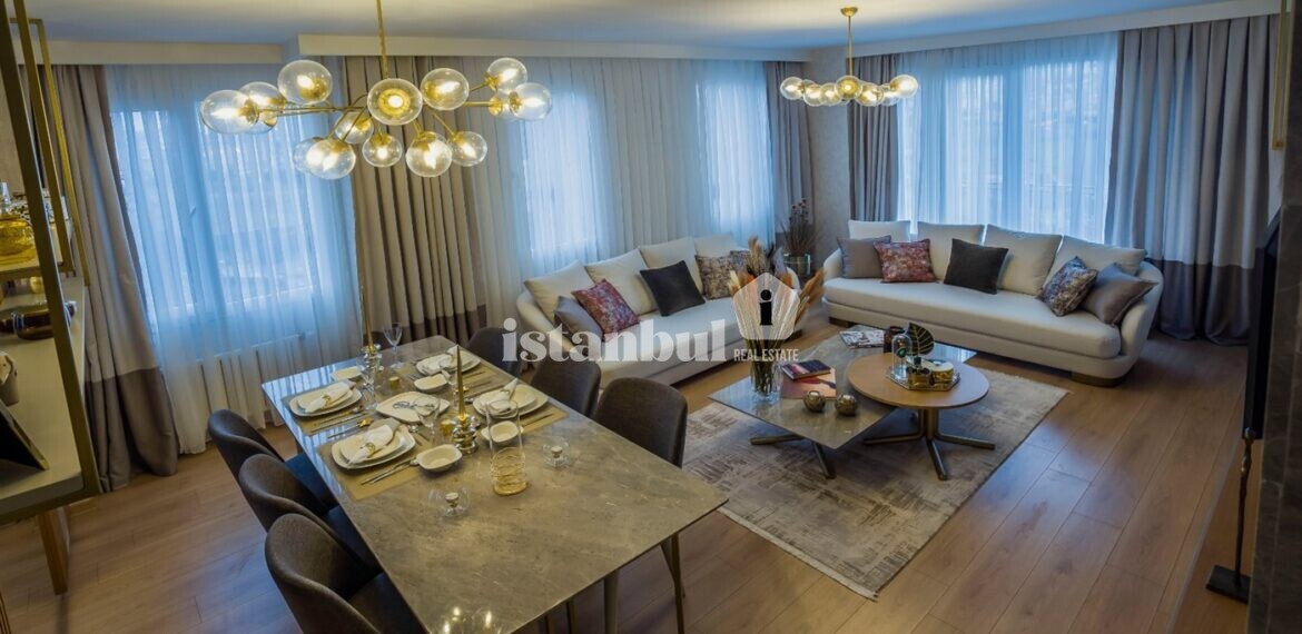 botique panorama garden residential flats for sale in bahcesehir istanbul real estate for sale in turkey citizenship LİVİNİG ROOM 4