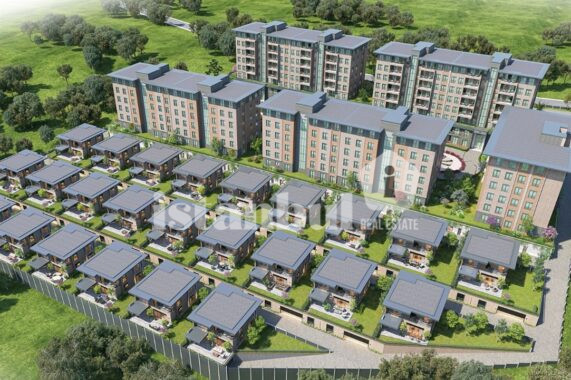 Explore the serenity of Lilium Bahçe, where tranquil residences offer the potential for Turkish citizenship.