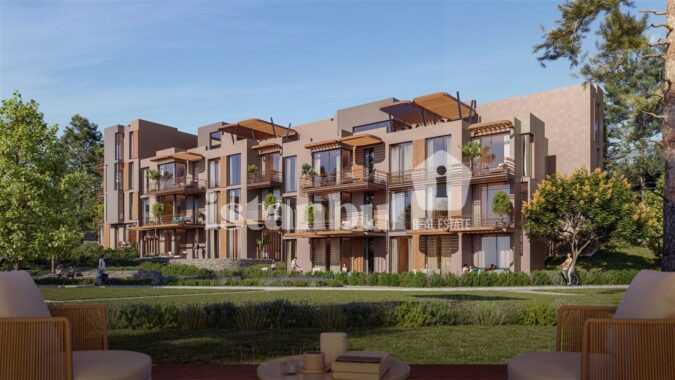 Find solace in the serene atmosphere of Orman Yaka, where homes and nature coexist harmoniously, presenting Turkish citizenship opportunities.