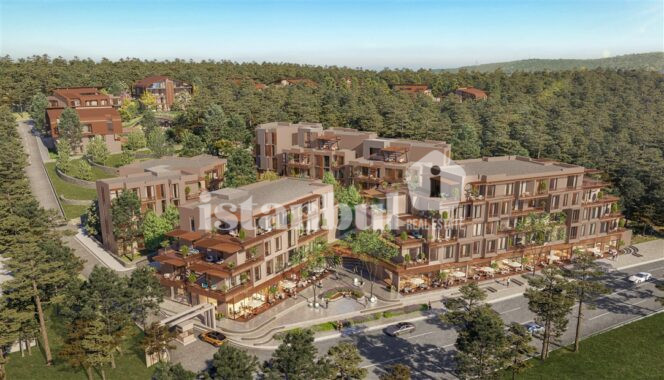 Experience peaceful living and immerse yourself in the natural surroundings of Orman Yaka’s serene residences while considering Turkish citizenship opportunities.