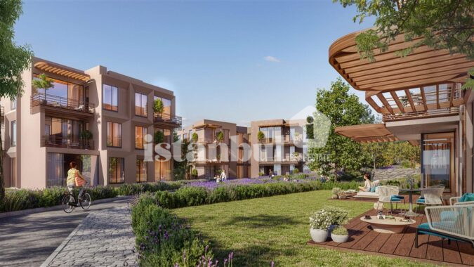 Orman Yaka Serene homes embraced by the enchanting beauty of nature, offering Turkish citizenship potential.