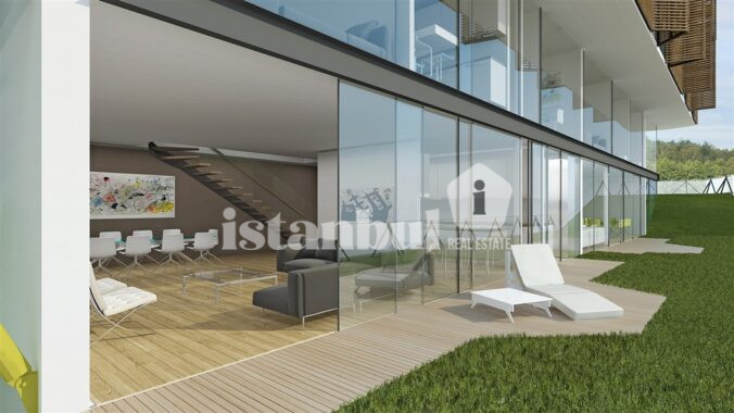 Immerse yourself in the elegance of Göktürk Yalın Evler, where luxury living and Turkish citizenship opportunities converge.